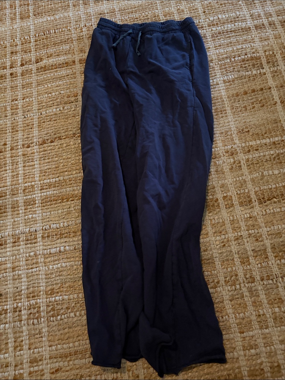 Francesca's Collections Navy Drawstring Jogger Pants